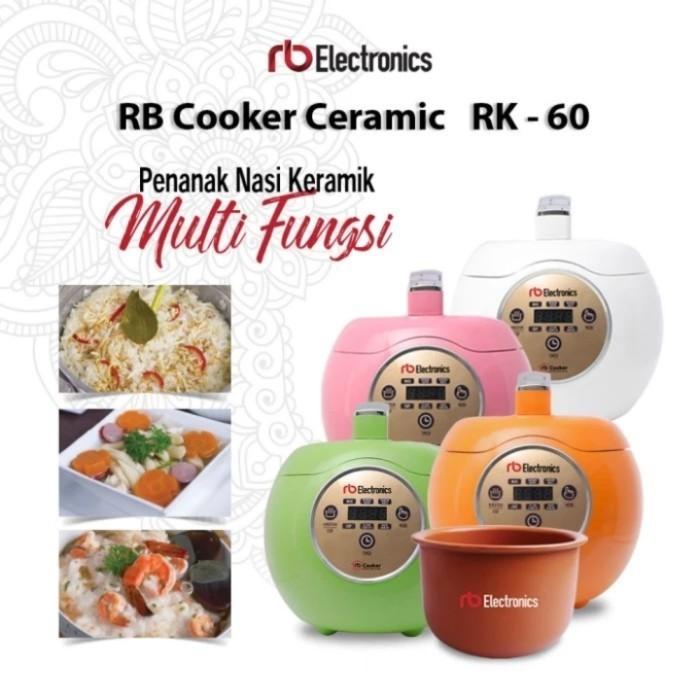 Gambar Rice Cooker Digital - RB ReCooker Inner Pot Keramik - Rice Cooker Mini - Putih dari Orimura Id. undefined Tokopedia
