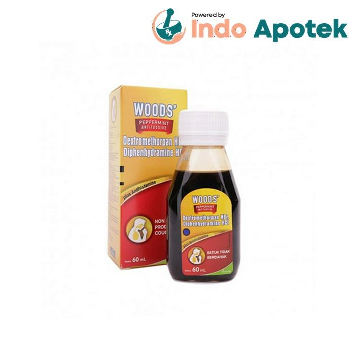 Gambar WOODS PEPPERMINT ANTITUSSIVE ( 1 BOTOL ISI 60ML )/ BATUK KERING dari Apotek Century Oakwood Shopping Arcade undefined Tokopedia