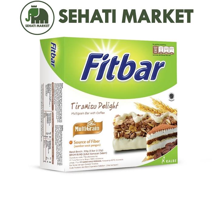 Gambar (T)erpopule(R) FITBAR MULTIGRAIN TIRAMISU DELIGHT 5 x 22 gr dari falguni296 undefined Tokopedia