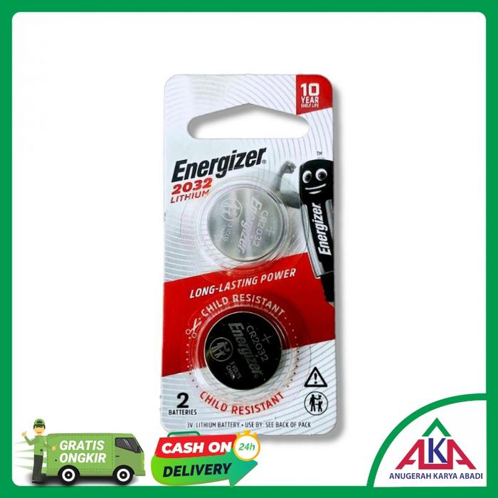 Gambar ORIGINAL 2 Pcs Baterai Kancing Energizer CR 2032 2025 2016 - CR 2032 dari Berkat.Elektrik undefined Tokopedia