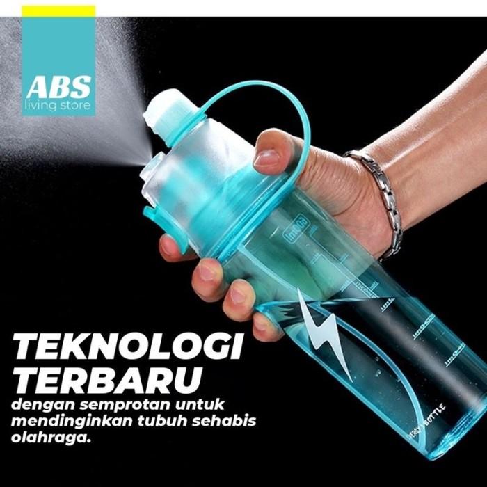 Gambar BOTOL MINUMAN SPORT SPRAY WATER BOTTLE 600ML BOTOL SEMPROT BZ-245 - Biru dari HOSTLETOYS undefined Tokopedia