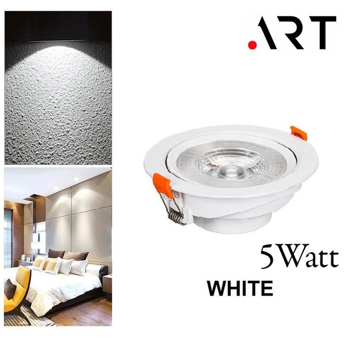 Gambar LED DOWNLIGHT adjustable INBOW / DOWNLIGHT PANEL 3/5/7/9/12/15/18Watt - 5Watt-White dari SUPER FAN LIGHTING undefined Tokopedia