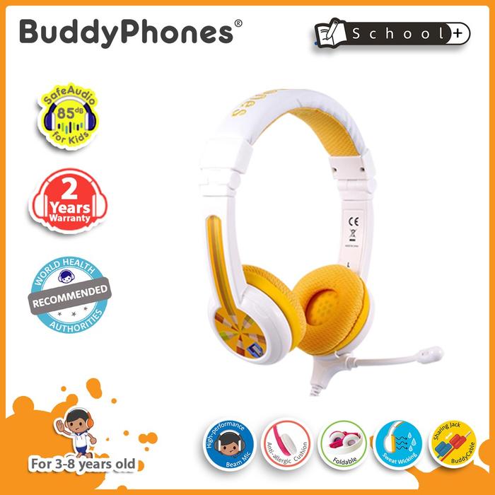 Jual BuddyPhones School Online Learning Headphones for Kids