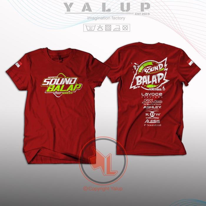 Gambar KAOS BAJU SOUND BALAP HOREGG TERBARU / KAOS AUDIO SOUNDSYSTEM - MARUN, XL dari YALUP STORE undefined Tokopedia