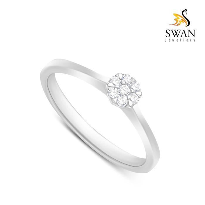 Gambar Cincin Berlian Simple Design Bunga IMLR1170498 Swan Jewellery - WHITEGOLD dari Swan Jewellery Kota Administrasi Jakarta Selatan Tokopedia