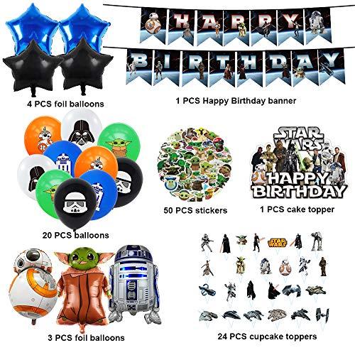 Gambar Star Wars Party Supplies with Happy Birthday dari Home and Kitchen USA undefined Tokopedia