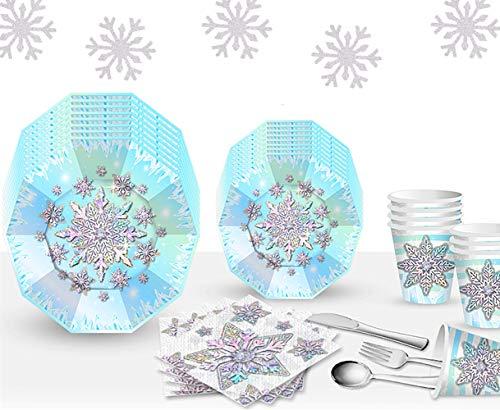 Gambar LaVenty 32 PCS Frozen Birthday Party Supplies Winter dari Home and Kitchen USA undefined Tokopedia