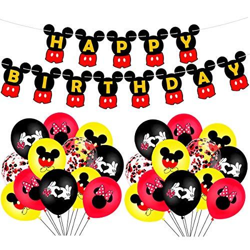 Gambar Mickey Birthday Party Decorations Supplies Including dari Home and Kitchen USA undefined Tokopedia