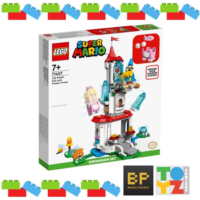 Gambar Lego 71407 Super Mario Cat Peach Suit and Frozen Tower Expansion Set dari Toyz Project undefined Tokopedia