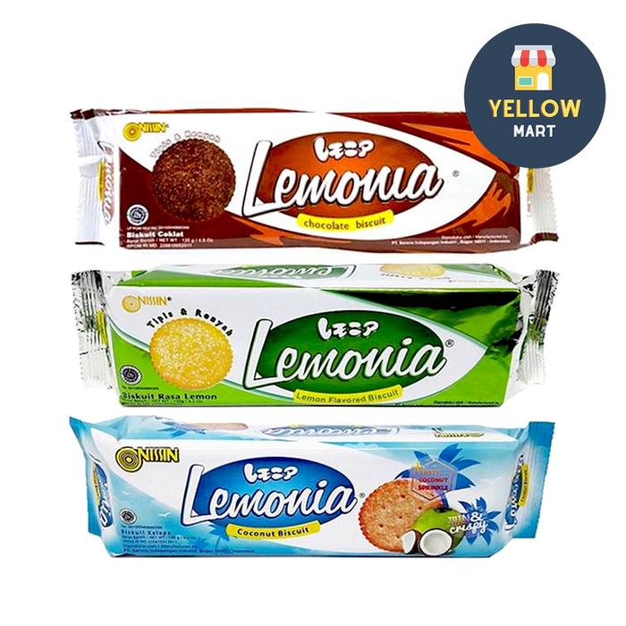 Gambar (0_0) Nissin Lemonia Snack Variasi Rasa Lemon, Chocolate, Coconut 130 dari inacio19 undefined Tokopedia