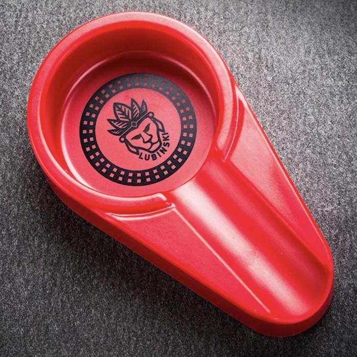 Gambar LUBINSKI Ashtray Single Holder Round Gift Asbak - Red dari Export Import ID undefined Tokopedia