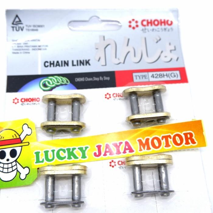Gambar Sambungan rantai 428H 428 H gold Choho 1 biji ORI dari 2tak otomotif undefined Tokopedia