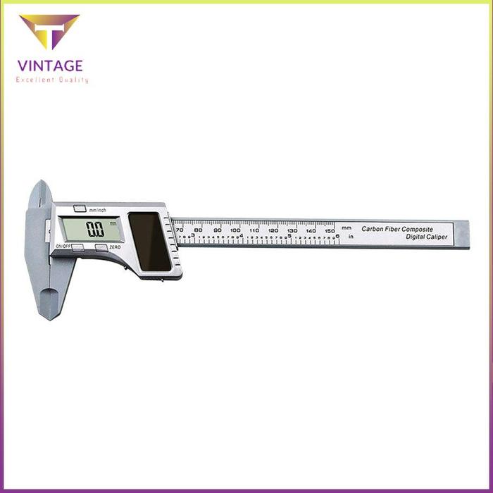 Gambar 0-150MM Solar Power Electronic Digital Vernier Caliper Ruler Alat Ukur dari toko baju lestari undefined Tokopedia