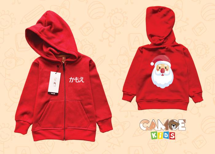 Jual Jaket Hoodie zipper Anak KIDS Santa Claus Sinterklas Merry