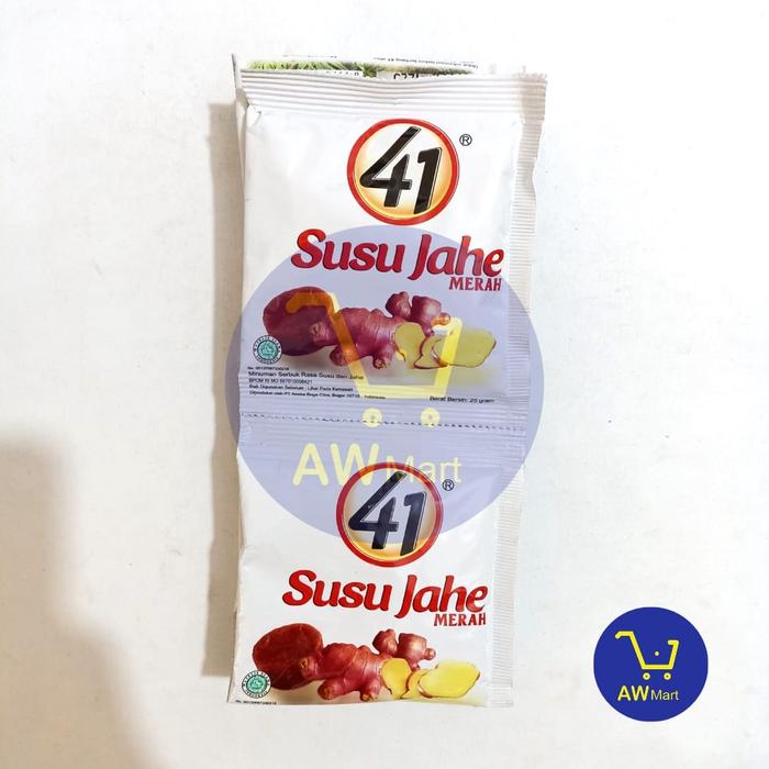 Gambar 41 JAHE MERAH RENCENG / KOPI / SUSU JAHE (10 SACHET X 23GRAM) - susu jahe dari AW Mart undefined Tokopedia