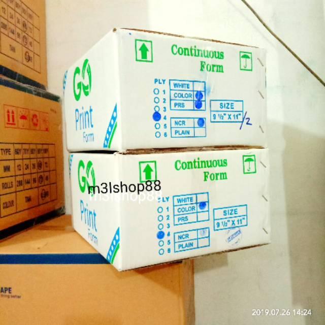 Jual Kertas komputer / kertas print / continuous form rangkap 4 Go ...