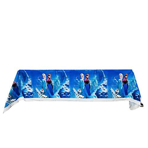 Gambar Frozen Theme Party Supplies, 18 Plates, 20 Napkins and 1 Tablecloth dari Home and Kitchen USA undefined Tokopedia
