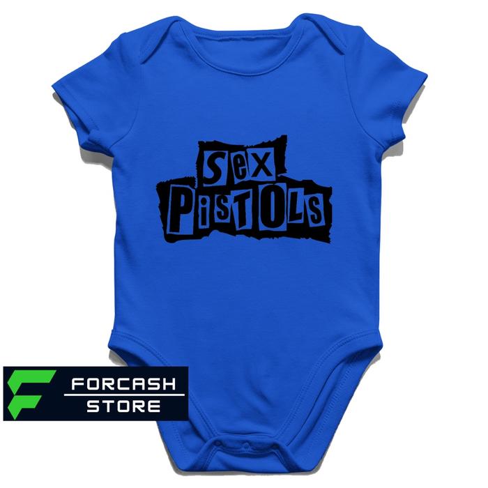 Gambar Jumper Bayi Band SEX PISTOLS Baby Rompers Umur 0 - 1 thn Premium - BIRU, S dari FORCASH undefined Tokopedia