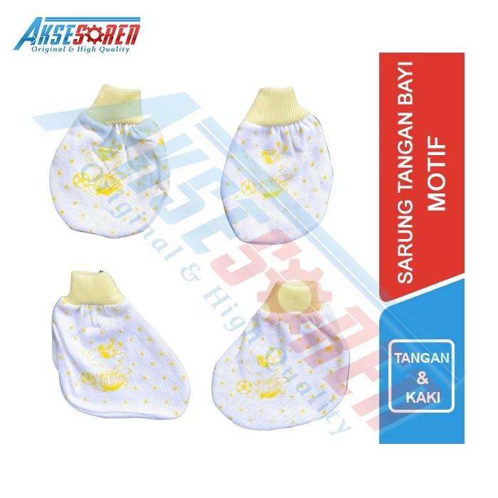 Gambar Sarung Tangan Dan kaos Kaki Bayi Baru Lahir [1 Set] / Baby Hand Mitten - Lengan Polos dari Aksesoren undefined Tokopedia