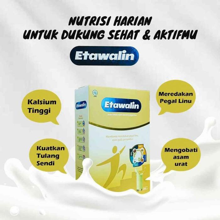 Gambar Susu Kambing Etawa Bubuk Etawalin Asli Original Nyeri Sendi & Tulang dari Herbal Healing Official undefined Tokopedia