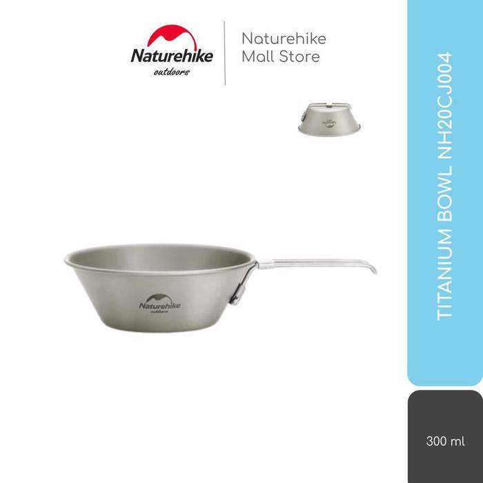 Gambar TITANIUM BOWL NATUREHIKE NH20CJ004 PANCI WAJAN COOKING SET CAMPING - NH20CJ004 dari Naturehike ID undefined Tokopedia