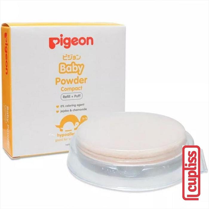 Gambar PIGEON Baby Powder Cake Refill Chamomile 45gr Bedak Padat Compact - Refill dari Cupliss undefined Tokopedia