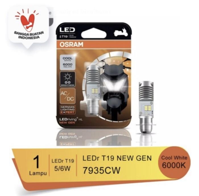 Gambar TERMURAH ! OSRAM LED LAMPU DEPAN MOTOR H6 BEBEK MATIC T19 ORIGINAL ! - Putih dari RODAMASOFFICIAL undefined Tokopedia