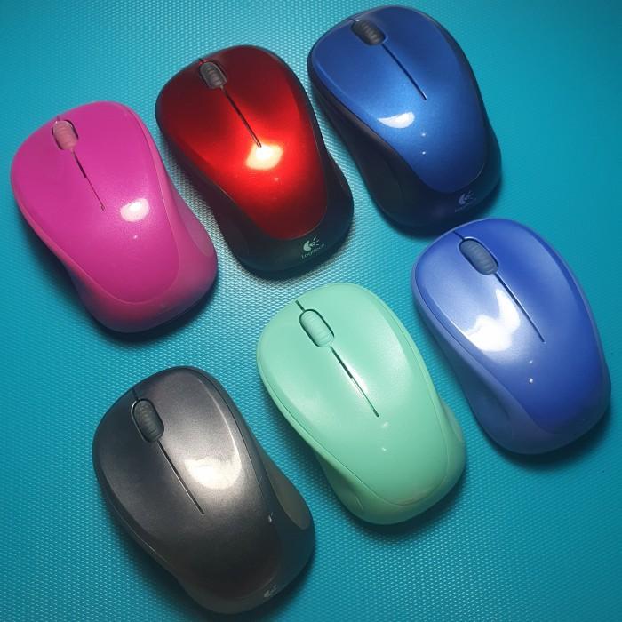 Gambar Mouse Logitech M235 Unifying Wireless Second Original - Biru Biru dari Insert3coins undefined Tokopedia