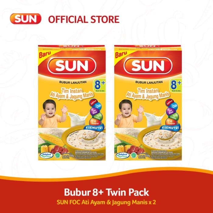 Gambar [Dijual] Bubur 8+ Twin Pack - Sun Tim Instant Ati Ayam Jagung Manis (2 dari ABADI JAYA 1 undefined Tokopedia