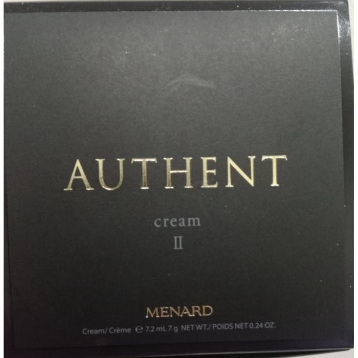 MENARD AUTHENT cream II 7g ② Menard Authent Cream Ii 7gram