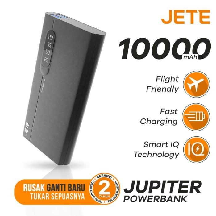 Gambar POWERBANK JETE JUPITER 10000 MAH Real Capacity Garansi Resmi - Putih dari Doran Gadget Authorized Shop undefined Tokopedia