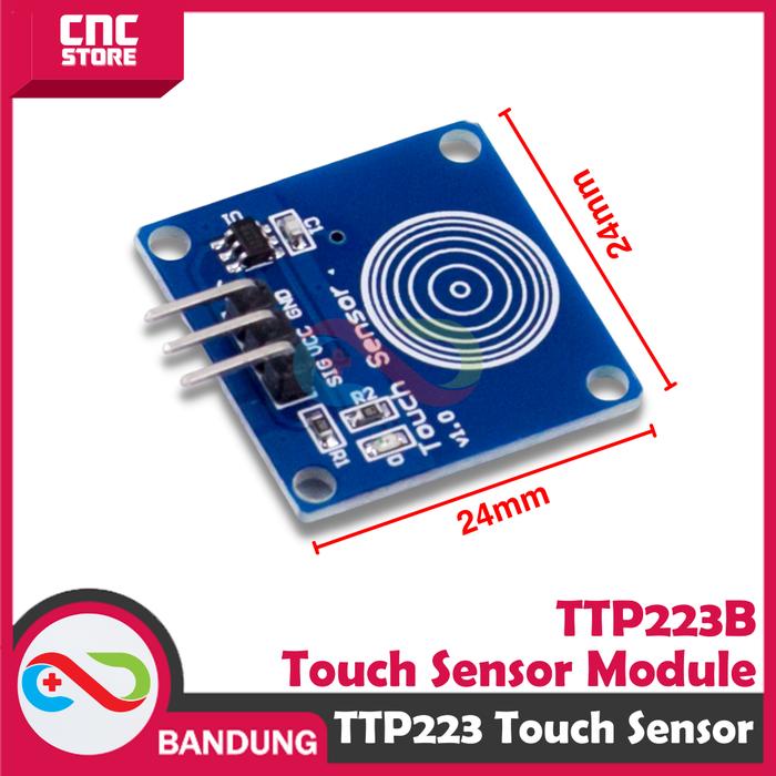 Jual TTP223-B TTP223B DIGITAL CAPACITIVE TOUCH SENSOR MODULE FOR ...