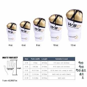 Gambar Sarung Tangan Tinju MMA UFC Boxing Muay Thai Glove - WSD-85 - 12 OZ HITAM dari BrandGallery undefined Tokopedia