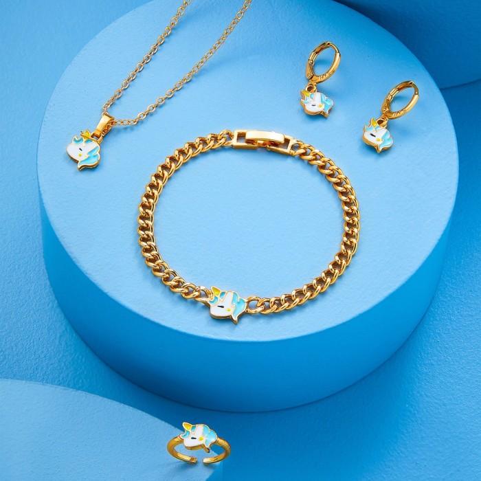 Gambar Hyl Jewelry 76S Set Perhiasan Anak Titanium Emas Lapis Terbaru - 1 dari AKOMA JEWELRY undefined Tokopedia