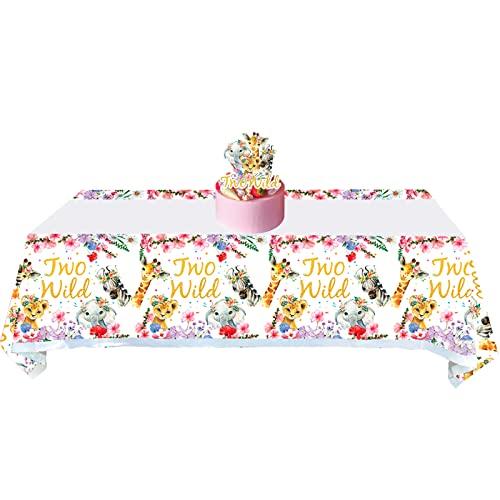 Gambar Fenghu 2 Pack Two Wild Tablecloth, Two Wild Birthday Party Supplies dari Home and Kitchen USA undefined Tokopedia