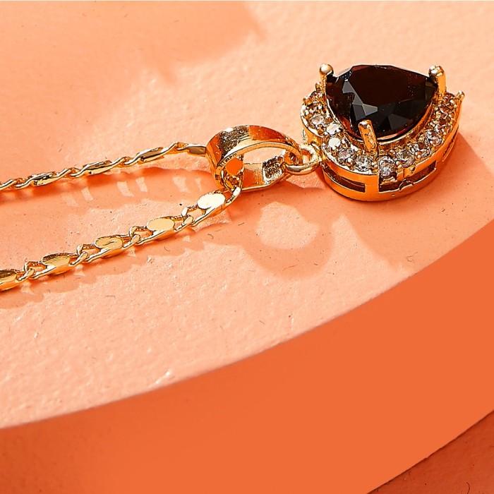 Gambar Hyl Jewelry 226N Kalung Titanium Wanita Karat Emas Asli Panjang - 226N-Hitam dari AKOMA JEWELRY undefined Tokopedia