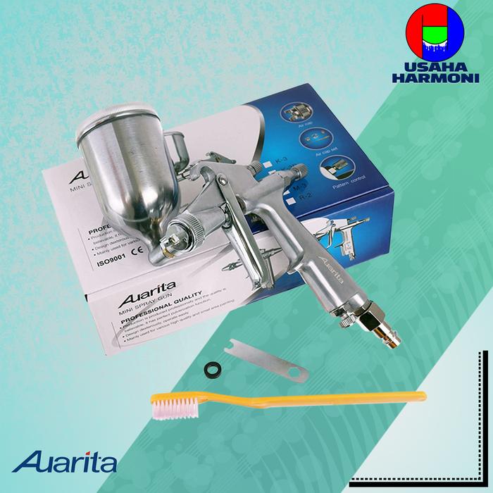Gambar Spray Gun Tabung Atas Auarita F-3 - 0.5 dari Usaha Harmoni undefined Tokopedia