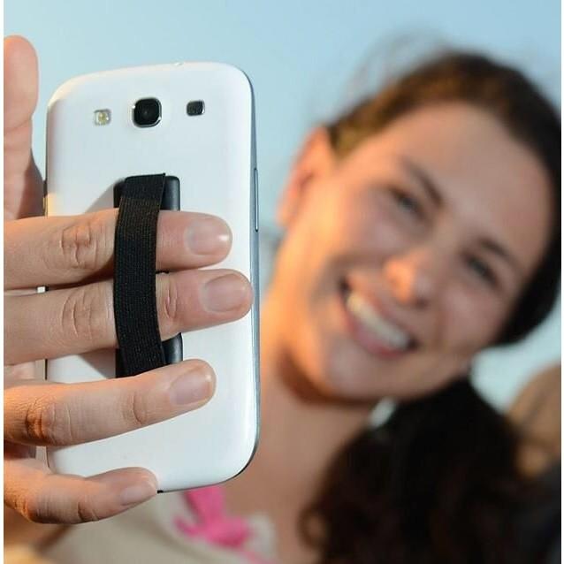 Gambar Sling Grip Holder Smartphone Jari Anti Slip-Black dari NEWHOPESTORE_NEW undefined Tokopedia
