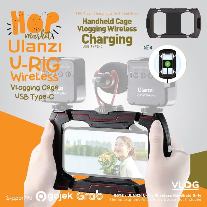 Gambar ULANZI U RIG WIRELESS Smartphone Video 3 Bracket HP Stabilizer Vlog dari hop market undefined Tokopedia