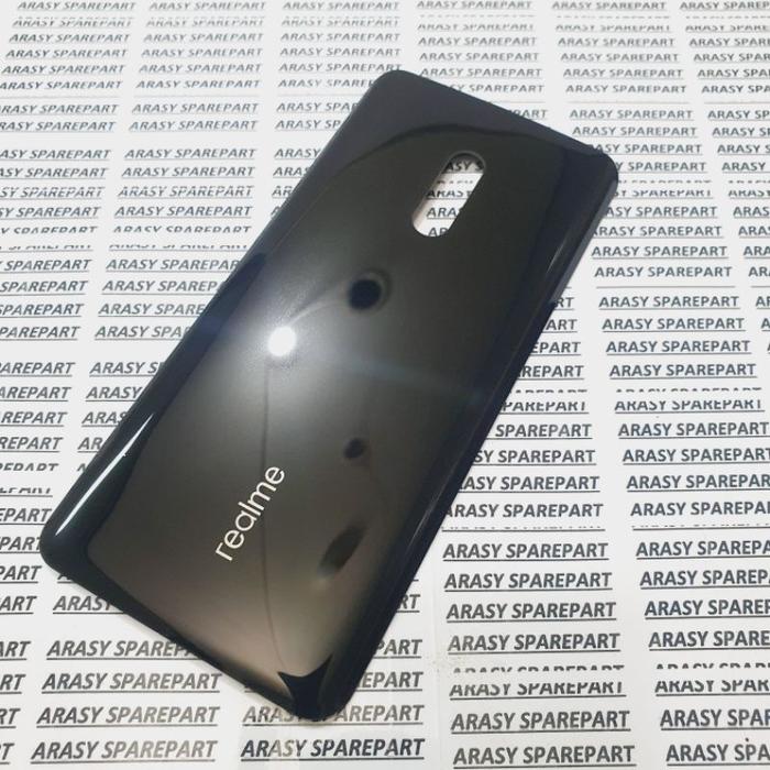 Gambar BACKDOOR TUTUP BELAKANG REALME X ONE ORIGINAL ORIGINAL - Hitam dari ORIGINAL SPAREPARTS HANDPHONE undefined Tokopedia