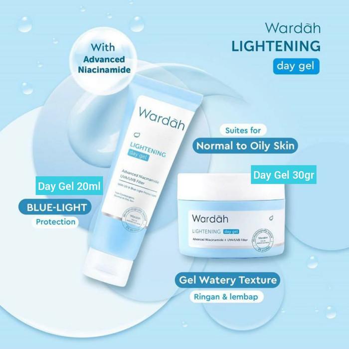Gambar Wardah Lightening Day Gel 30gr Pelembab Wajah Kulit Berminyak Wardah - 30 dari HeappyStore_ undefined Tokopedia