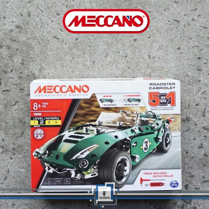 Gambar MECCANO Roadster Cabriolet 5in1 Engineering Robotics Technics Diecast dari Toysgraphy Wonder undefined Tokopedia