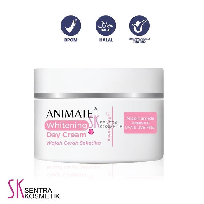 Gambar ANIMATE Instant Whitening Series Cream Siang / Cream Malam Ecer - DAY CREAM dari Sentra Kosmetik ID undefined Tokopedia
