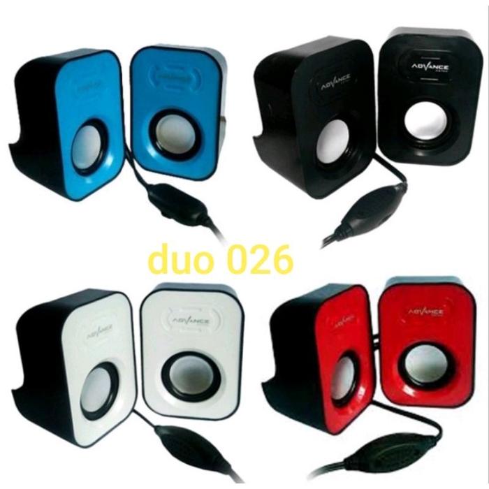 Jual speaker portabel advance duo 026 usb Kota Malang