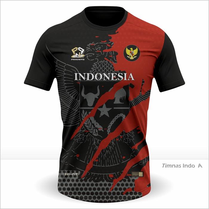 Gambar kaos baju jersey Timnas Indonesia - 01, S dari piknowpis undefined 4 Tokopedia