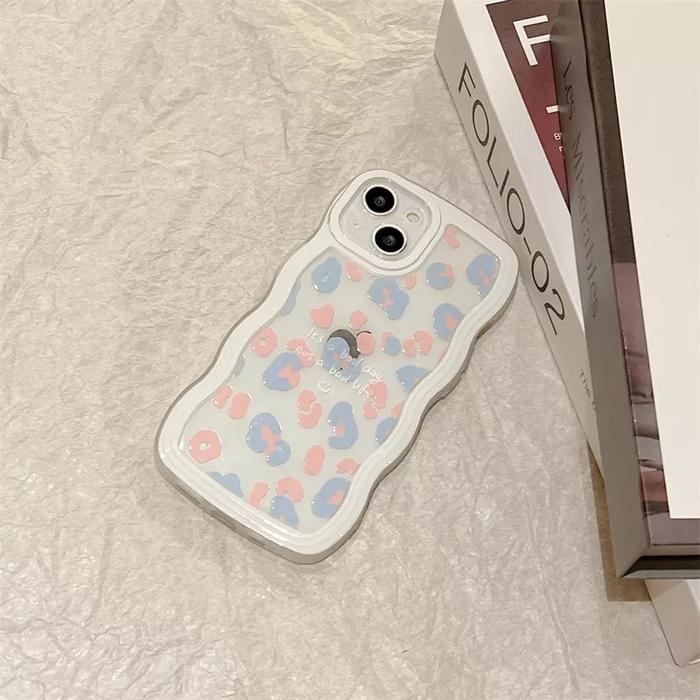 Gambar CASE FOR IPHONE 13 PRO MAX 2 IN 1 CASING WAVY CURLY AESTHETIC CLEAR - LEOPARD HIJAU, IP 13/14 dari JURAGANJAYACASE undefined Tokopedia