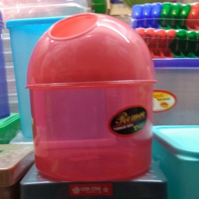 Gambar Tempat tisu plastik Bulat Romeo - Biru - Biru dari TOKO WALIYAH undefined Tokopedia