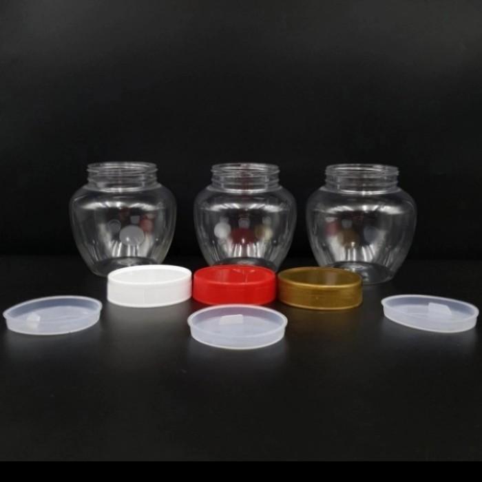 Gambar Toples gentong plastik (12pcs) - gold - gold dari TOKO WALIYAH undefined Tokopedia
