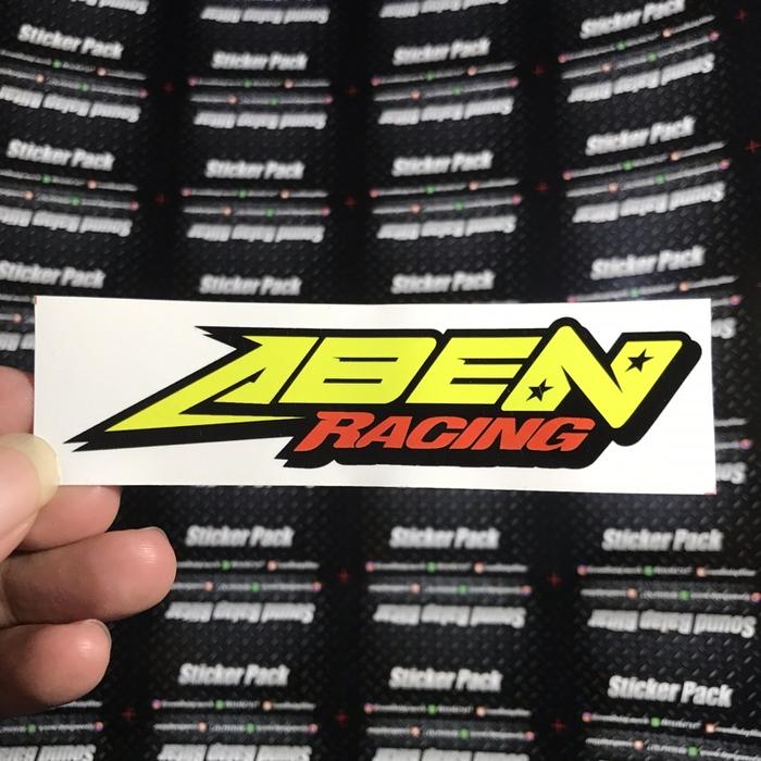 Gambar Stiker Motor Racing Bengkel Balap - MJKM Barbara Aben - Aben Racing dari JDM Project undefined Tokopedia