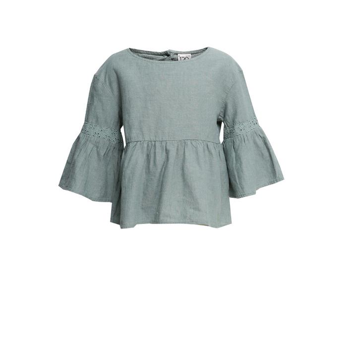 Gambar Giordano Linen Shirt Girls Anak Perempuan Natural Green - Natural Green, 4-5 tahun dari Giordano Indonesia undefined Tokopedia